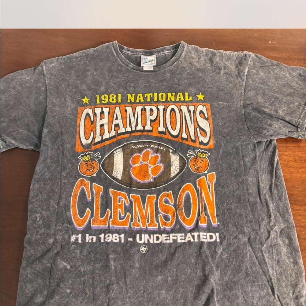 Clemson 1981 National Champions Graphic Tee - Black